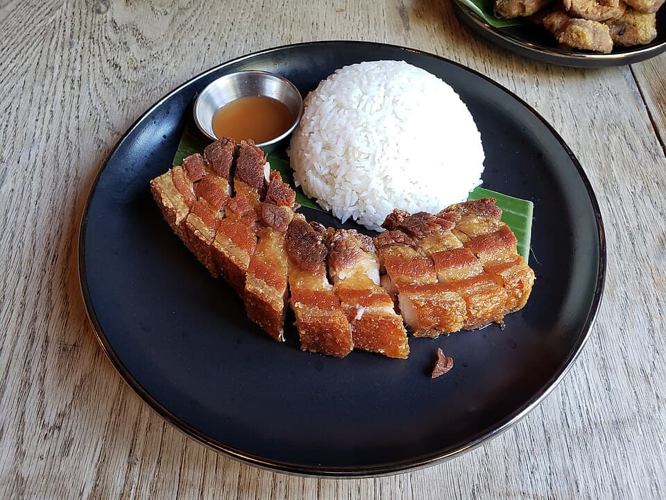 Crispy lechon kawali